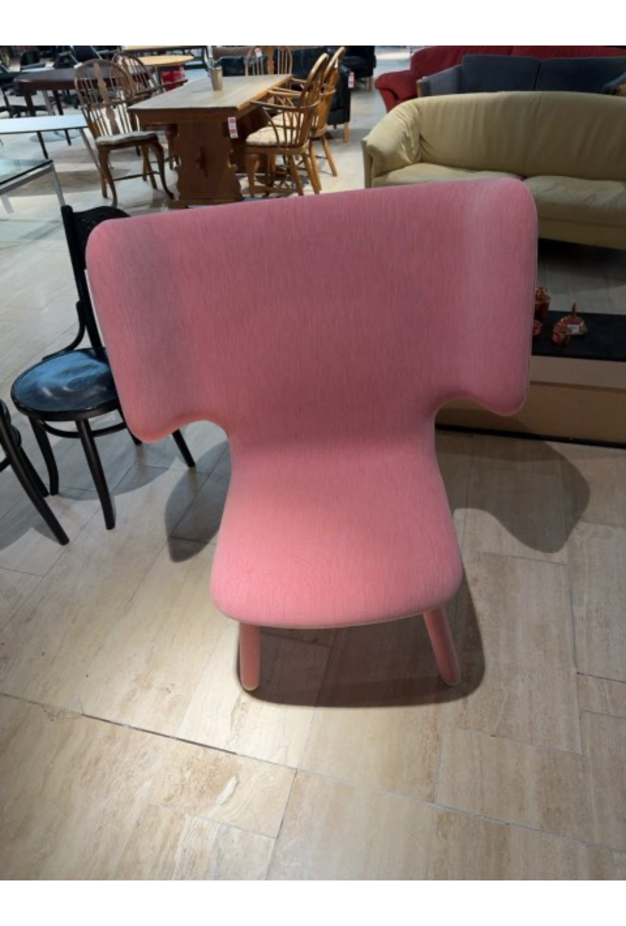 Stol i rosa "New Works Tembo Lounge"